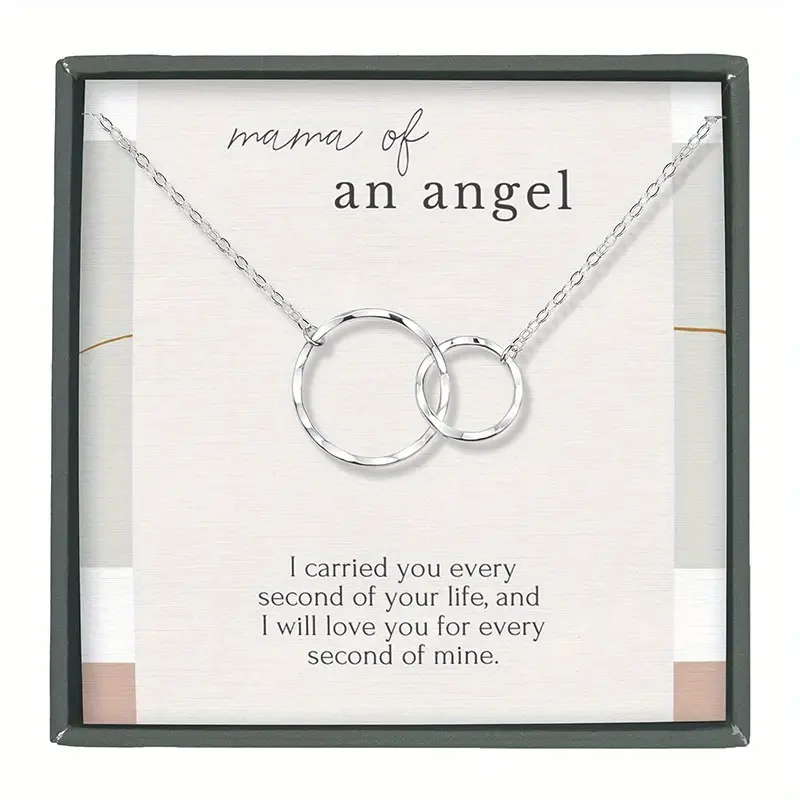 1pc Mama of an Angel Memorial Necklace "Mama of an Angel" Memorial Necklace