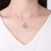 "Forever in My Heart" Mother & Angel Baby Pendant Necklace