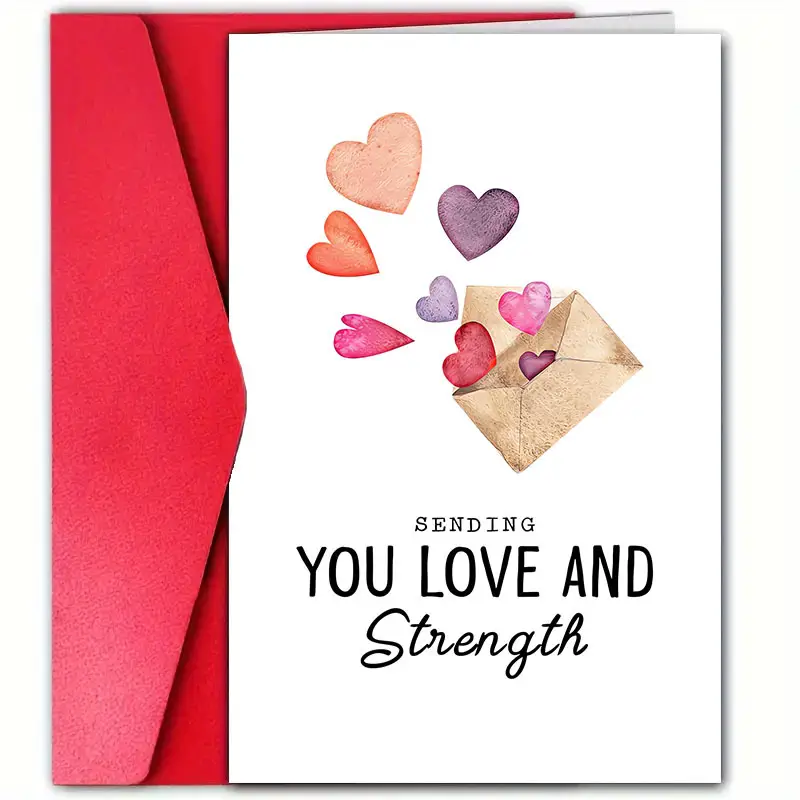 "Sending Love & Strength" Miscarriage Sympathy Card