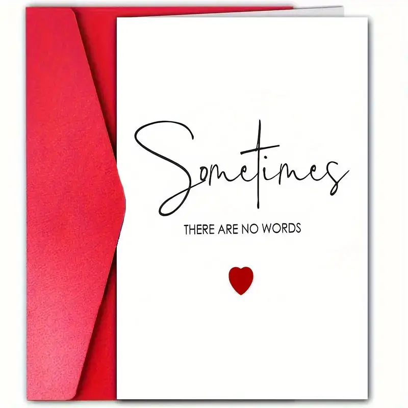 "Sometimes There Are No Words" Miscarriage Sympathy Card