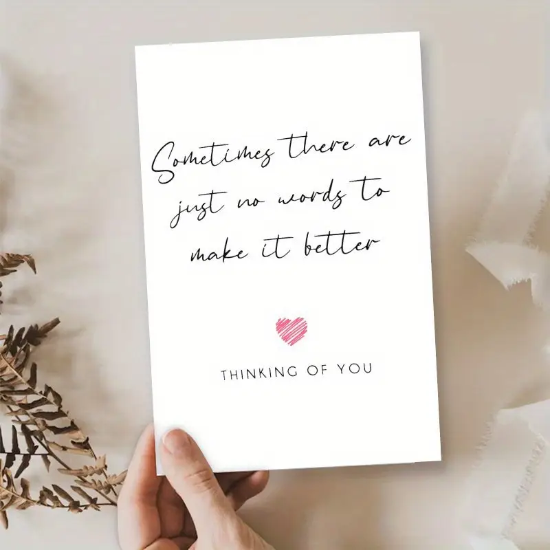 "Thinking of You" Miscarriage Sympathy Card