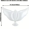 White Peace Dove Memorial Balloon – 41.3 Inch