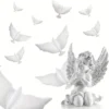 White Peace Dove Memorial Balloon – 41.3 Inch