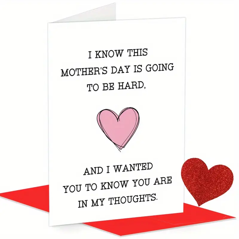 "In My Thoughts" Miscarriage Mother's Day Sympathy Card