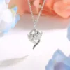 "Mommy of an Angel" Memorial Footprint Necklace