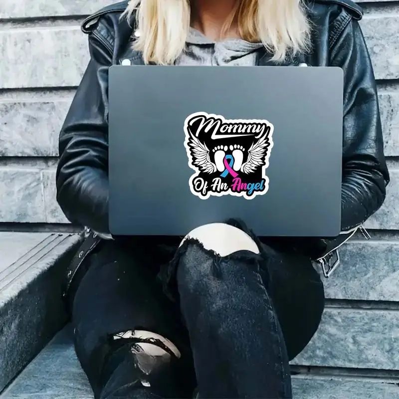 "Mommy of an Angel" Memorial Vinyl Sticker "Mommy of an Angel" Memorial Vinyl Sticker